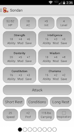 Squire - Character Manager screenshot