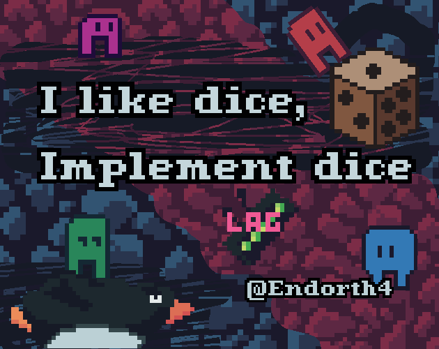 Games like I like dice, Implement dice.