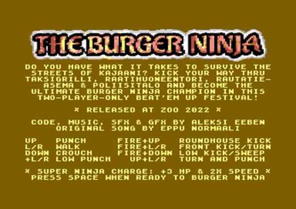 The Burger Ninja Image