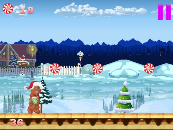 Ginger-Bread Man Run-ning : Candy and Cookie House Edition screenshot