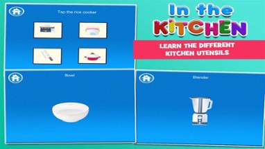 In the Kitchen Flash Cards for Kids Image