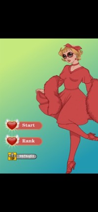 Pretty girl bubble screenshot