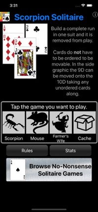 Scorpion Solitaire Image