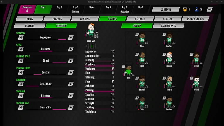 Slammer Soccer: Football Management Image