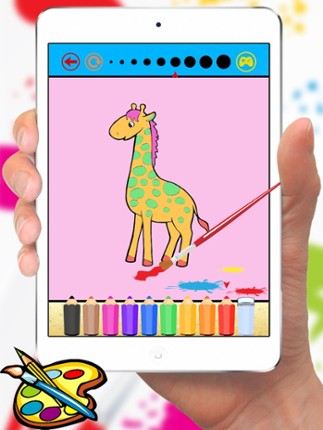 Animal Coloring Book for Kids and Preschool Toddler who Love Cute Pet Games for Free screenshot