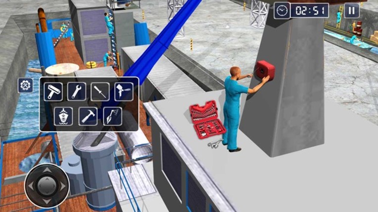 Cargo Ship Mechanic Simulator 3D: Workshop Garage screenshot