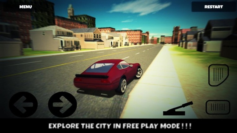 Classic Cars Simulator 3d 2015 : Old Cars sim with extream speeding and city racing screenshot