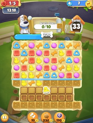 Cute Pet Match 3 Games Puzzle-Matching Jewels Saga screenshot