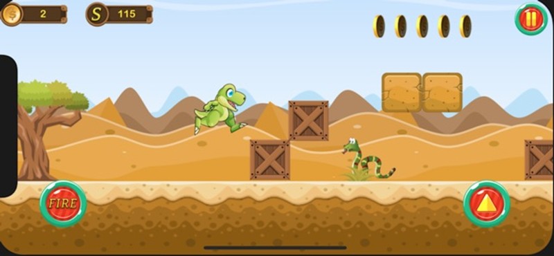 Desert Land Dragon Runner Dash screenshot