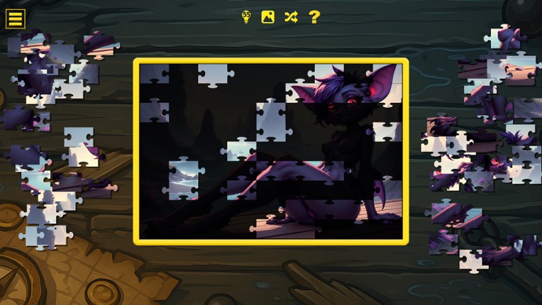 Furry Pirate Jigsaw screenshot