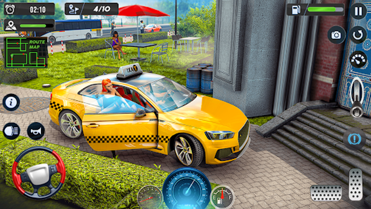 US City Driving Taxi Car Games screenshot