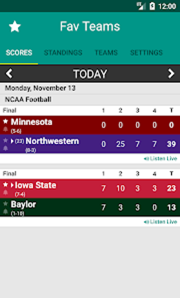 College Football Radio Image