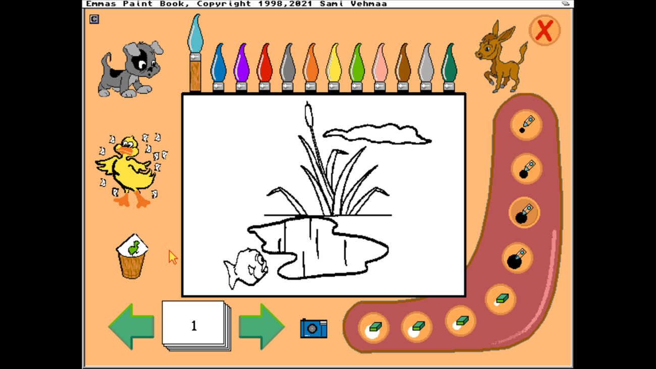 Games like Emmas Paint Book - Amiga