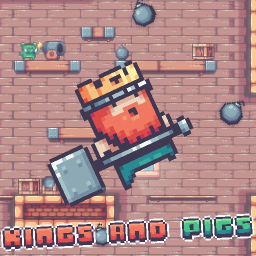 Games like Kings and pigs - pixel platformer
