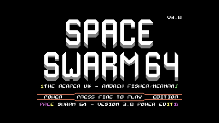 Space Swarm 64 Version 3.2 (C64) Game Cover