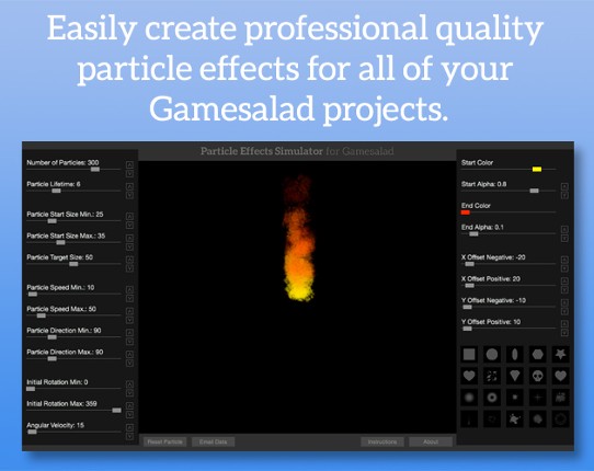 Particle Effects Simulator for Gamesalad - Free Image