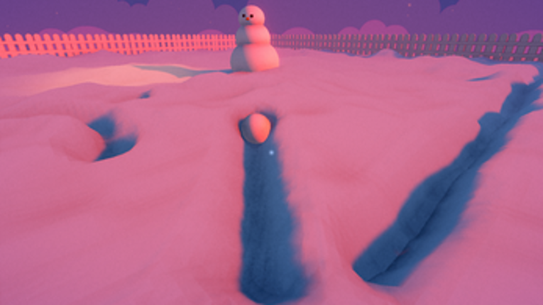 A Lonely Snowman Image