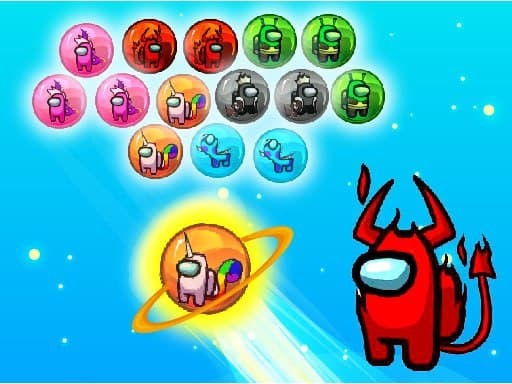 Games like Among Us Bubble Shoot Puzzle