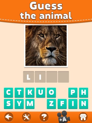 Animals Quiz - Word Pics Game screenshot