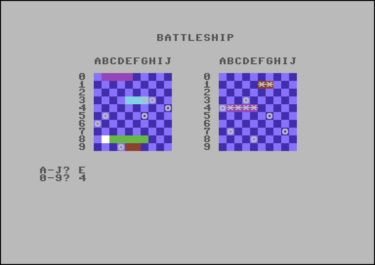 Games like Battleship 10Liner (C64) by romwer