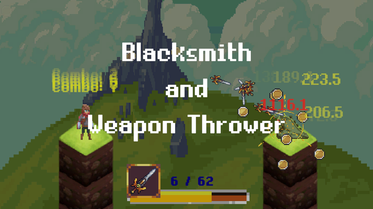 Games like Blacksmith and Weapon Thrower