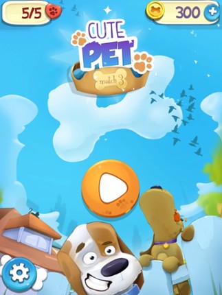 Cute Pet Match 3 Games Puzzle-Matching Jewels Saga screenshot