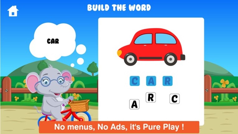 Elephant Preschool Playtime - Toddlers and Kindergarten Educational Learning ABC Numbers Shape Puzzle Adventure Game for Toddler Kids Explorers Image