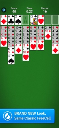 FreeCell Solitaire Card Game screenshot