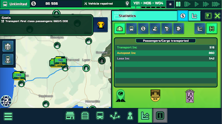 Transport INC - Tycoon Manager screenshot