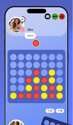 Four in a row - Connect Online screenshot