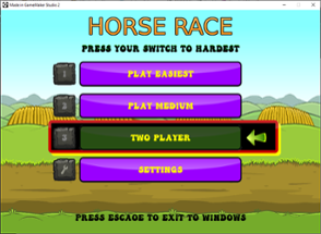 Horse Race - Accessible Game - One Button Simple Control System Image