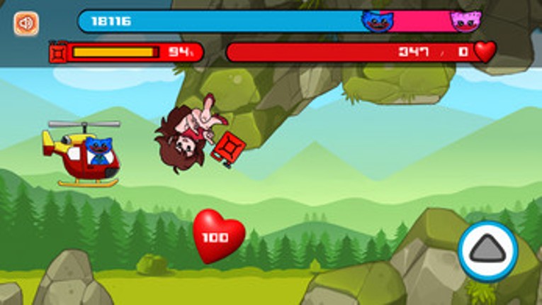 Huggy Wuggy by Helicopter screenshot