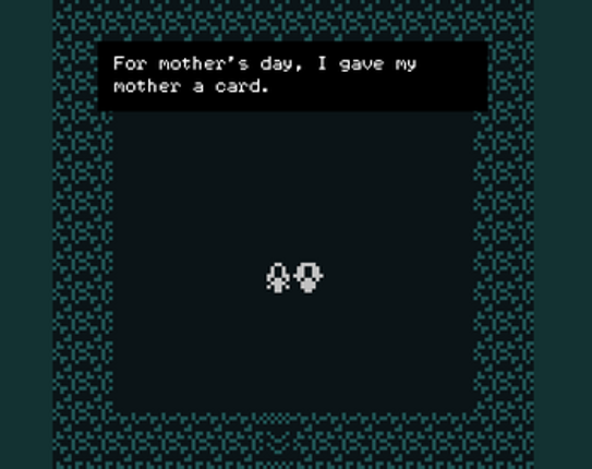 For mother's day, I gave my mother a card. Image
