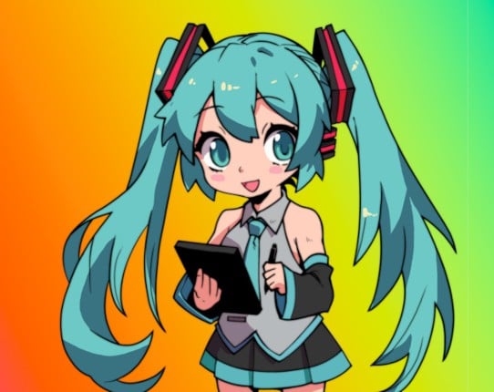 Hatsune Miku's Magical Drawing Tablet Game Cover