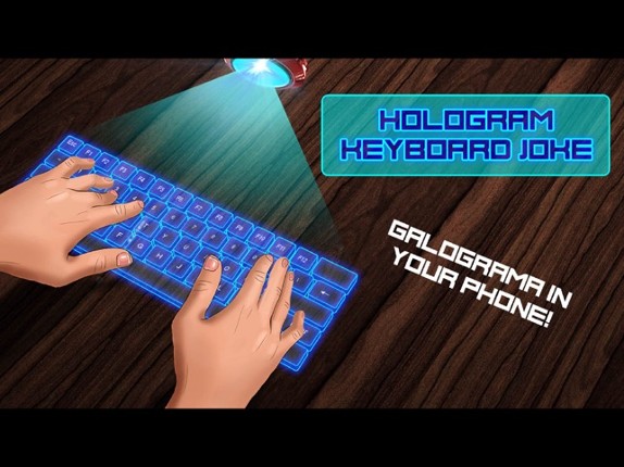 Hologram Keyboard Joke Image