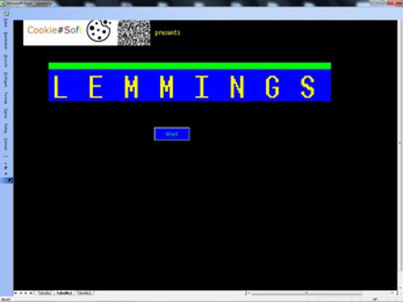 Lemmings for Excel (VBA Edition) Image