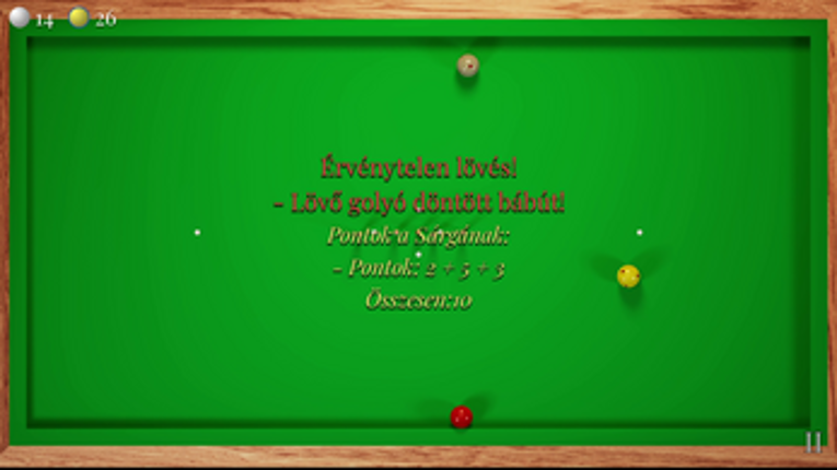 Magyarbiliárd 120 screenshot