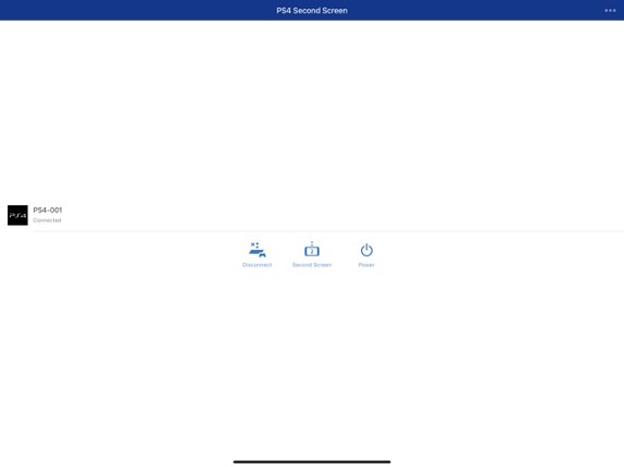 PS4 Second Screen screenshot