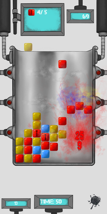 Suction Paint Labs: Match 3 Physics Block Game Image