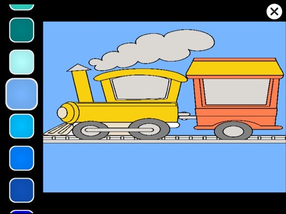 Train Drawing Coloring Book screenshot