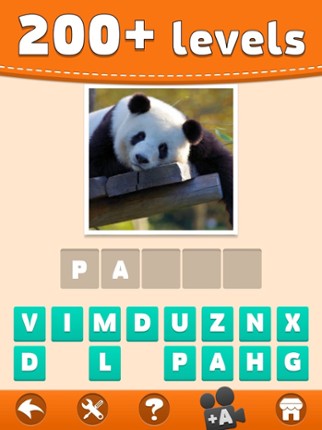 Animals Quiz - Word Pics Game screenshot