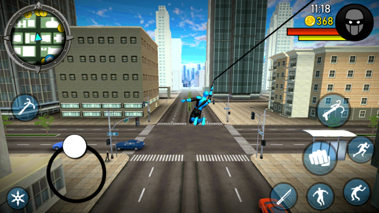 Blue Ninja: Superhero Game screenshot