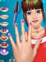 Christmas Hair Nail Salon Game Image