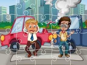 Crash Car Jigsaw Image