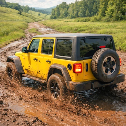 Offroad Jeep 4x4 SUV Drive Image