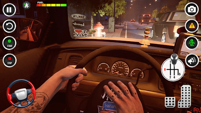 US City Driving Taxi Car Games screenshot