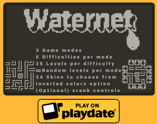 Waternet Playdate version Game Cover