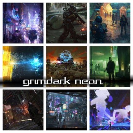 Grimdark Neon Game Cover