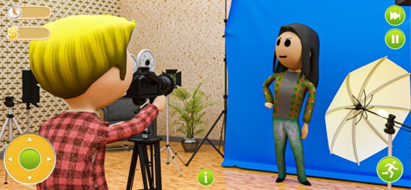 Hypermarket Shopping Mall Girl Image