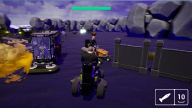 Lawnmower Game: Battle Image